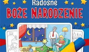 Radosne Boże Narodzenie. Malowanka z pisakiem wodnym