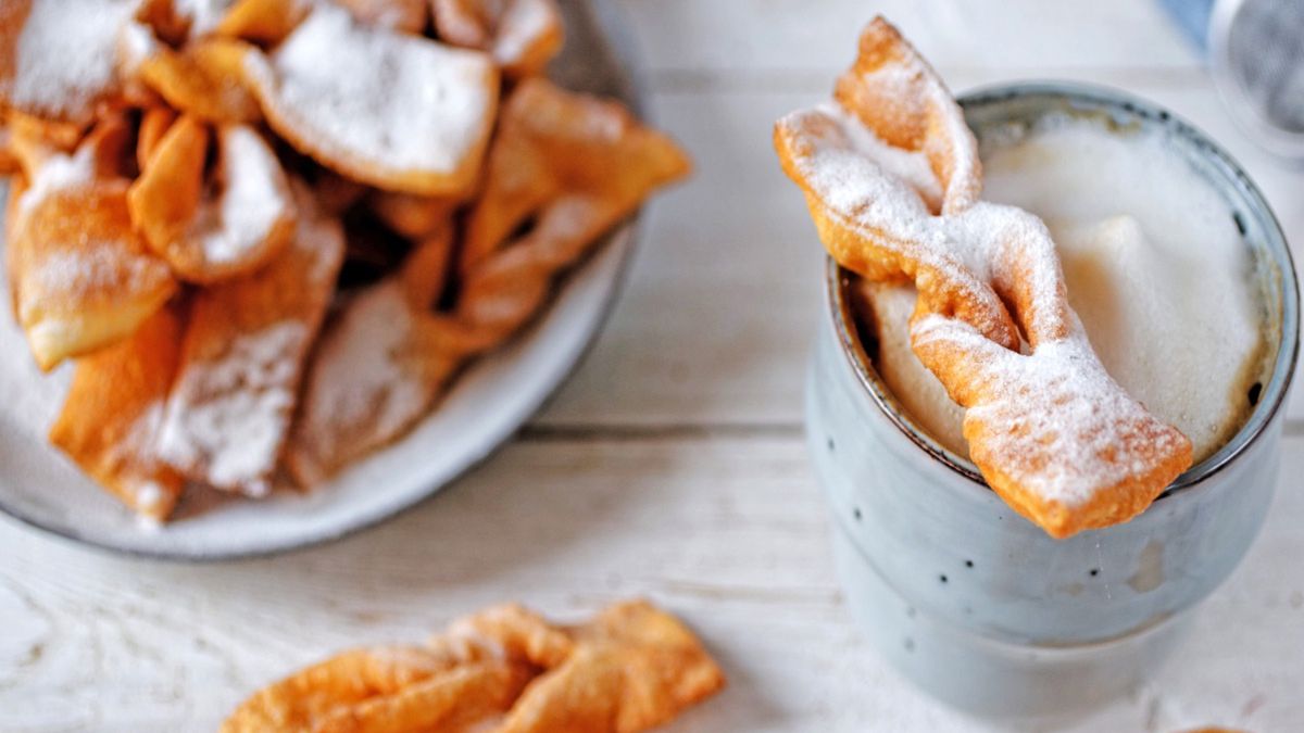 Faworki z piekarnika