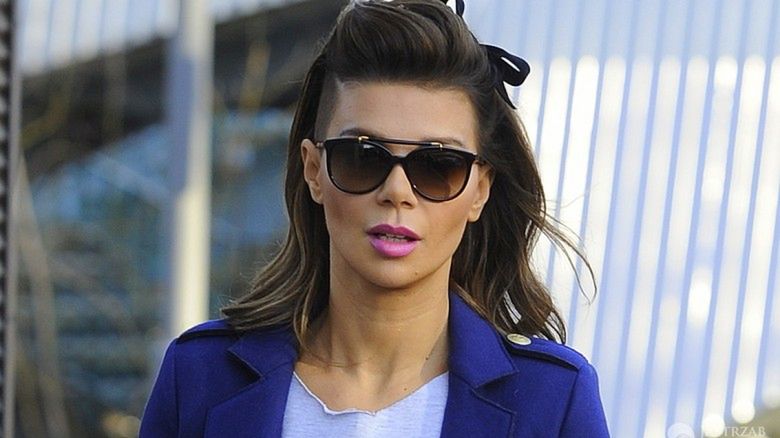 Edyta Górniak pod studiem Dzień Dobry TVN / grudzień 2015