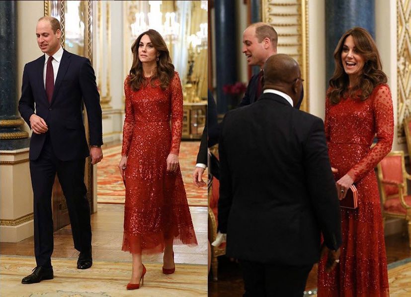Kate także świetnie się czuje w czerwieni (Getty)