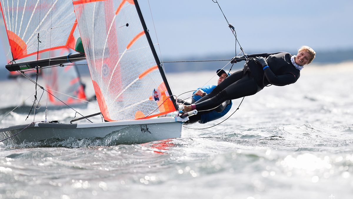 Materiały prasowe / Jacek Kwiatkowski / Na zdjęciu: Wiktoria Lehmann i Maja Micińska na jachcie klasy 29er