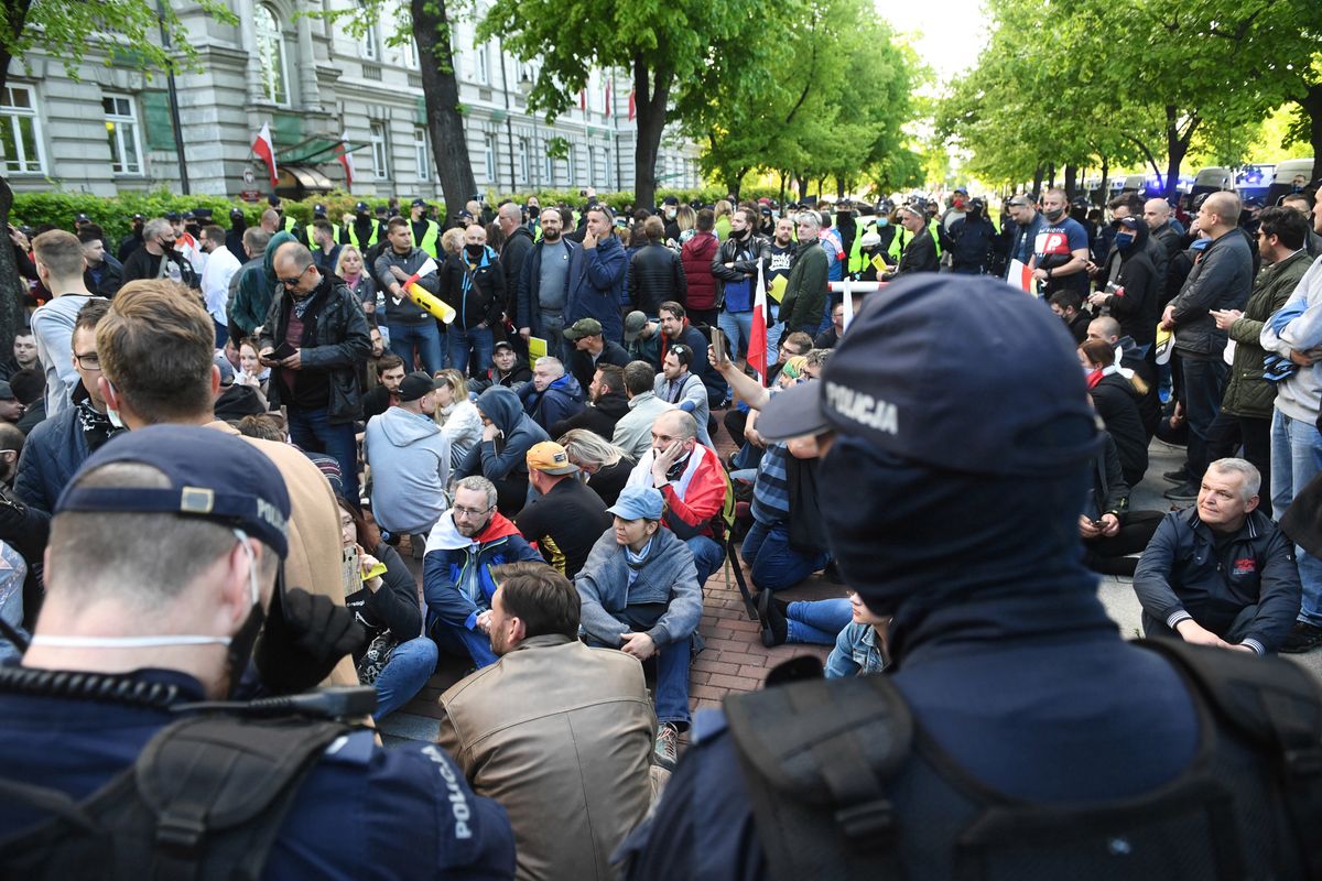 Strajk przedsiębiorców. Policja podsumowała protest