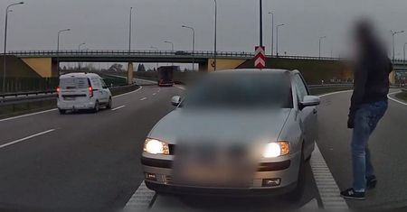 Szaleństwo na S7. Interweniował instruktor nauki jazdy [WIDEO]