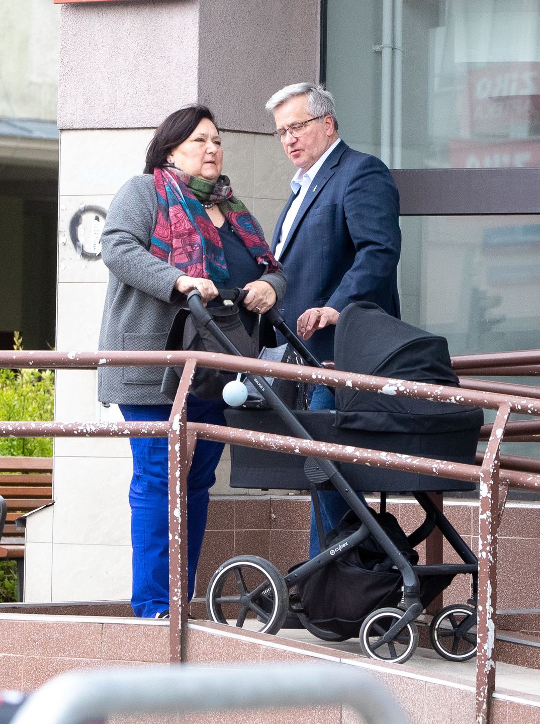 Komorowscy na spotkaniu z wnuczką