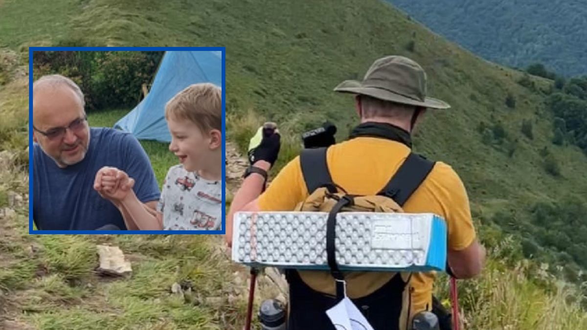 62-latek samotnie wyruszył w liczącą ponad 500 kilometrów wyprawę