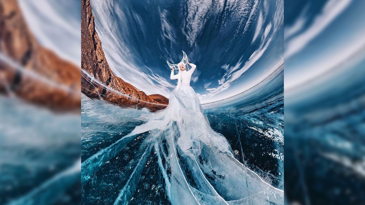 Artystka odwiedza zamarznięty Bajkał od lat. Jej zdjęcia są zachwycające 1