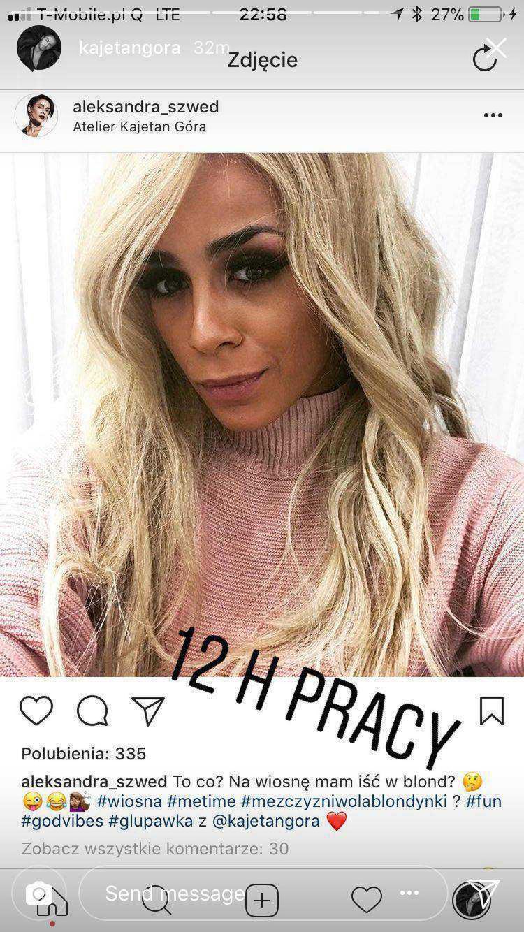 Ola Szwed została blondynką