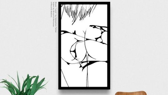 40-calowa, elektroniczna ramka dla artystów 1