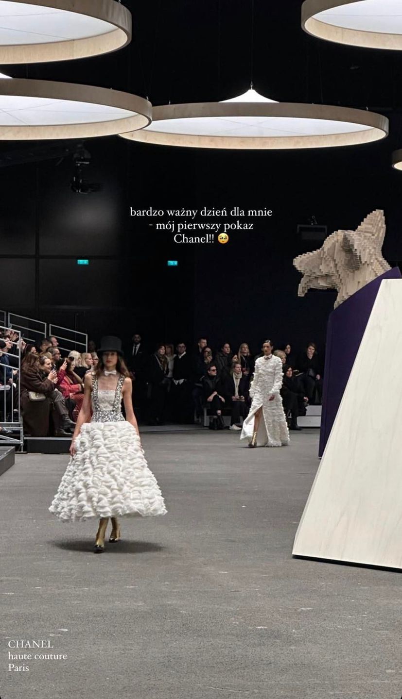 Bedoes i Roksana Kwiatkowska na paryskim Fashion Weeku
