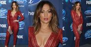 Dekolt Jennifer Lopez na imprezie "Idola"