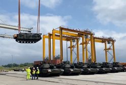 Abramsy już w Szczecinie. "Pancerna kurtyna"