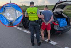 Otworzyli torby i oniemieli. Zatrzymanie na autostradzie A2