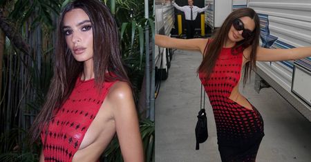 Emily Ratajkowski zaszalała z kreacją na gali VMA. Nie pozostawiła zbyt wiele wyobraźni (FOTO)