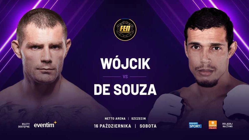 Materiały prasowe / Marcin Wójcik zmierzy się z Ederem De Souzą na gali FEN 36