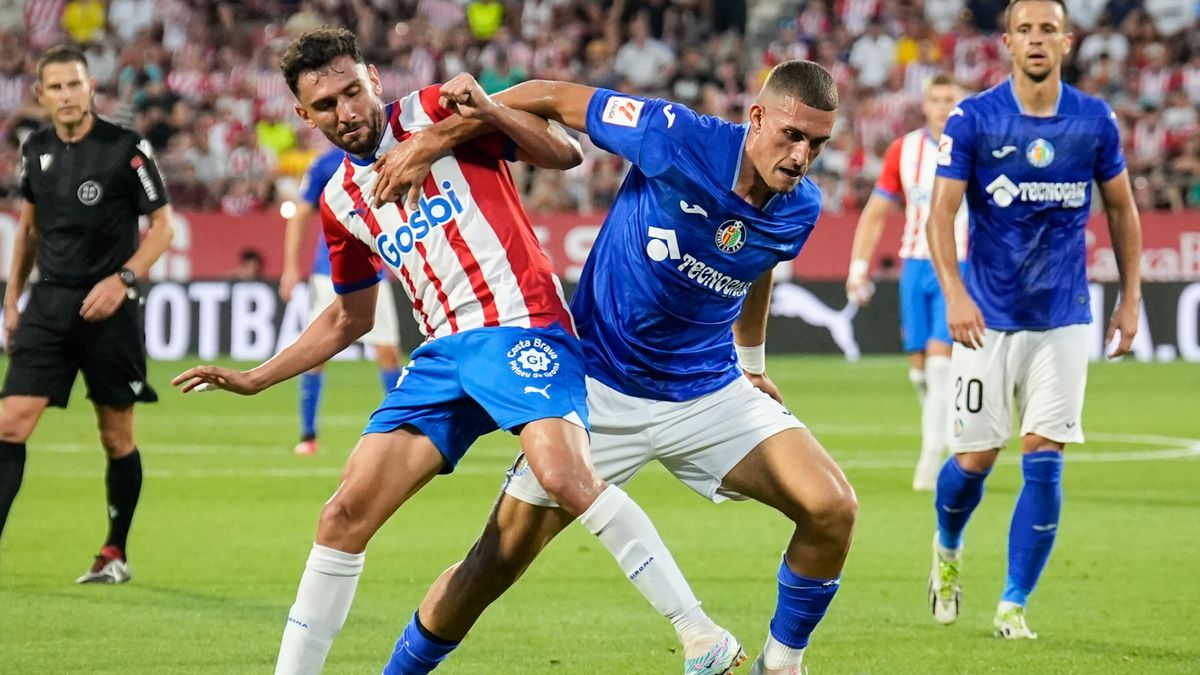 PAP/EPA / David Borrat / Na zdjęciu: mecz Girona FC - Getafe CF