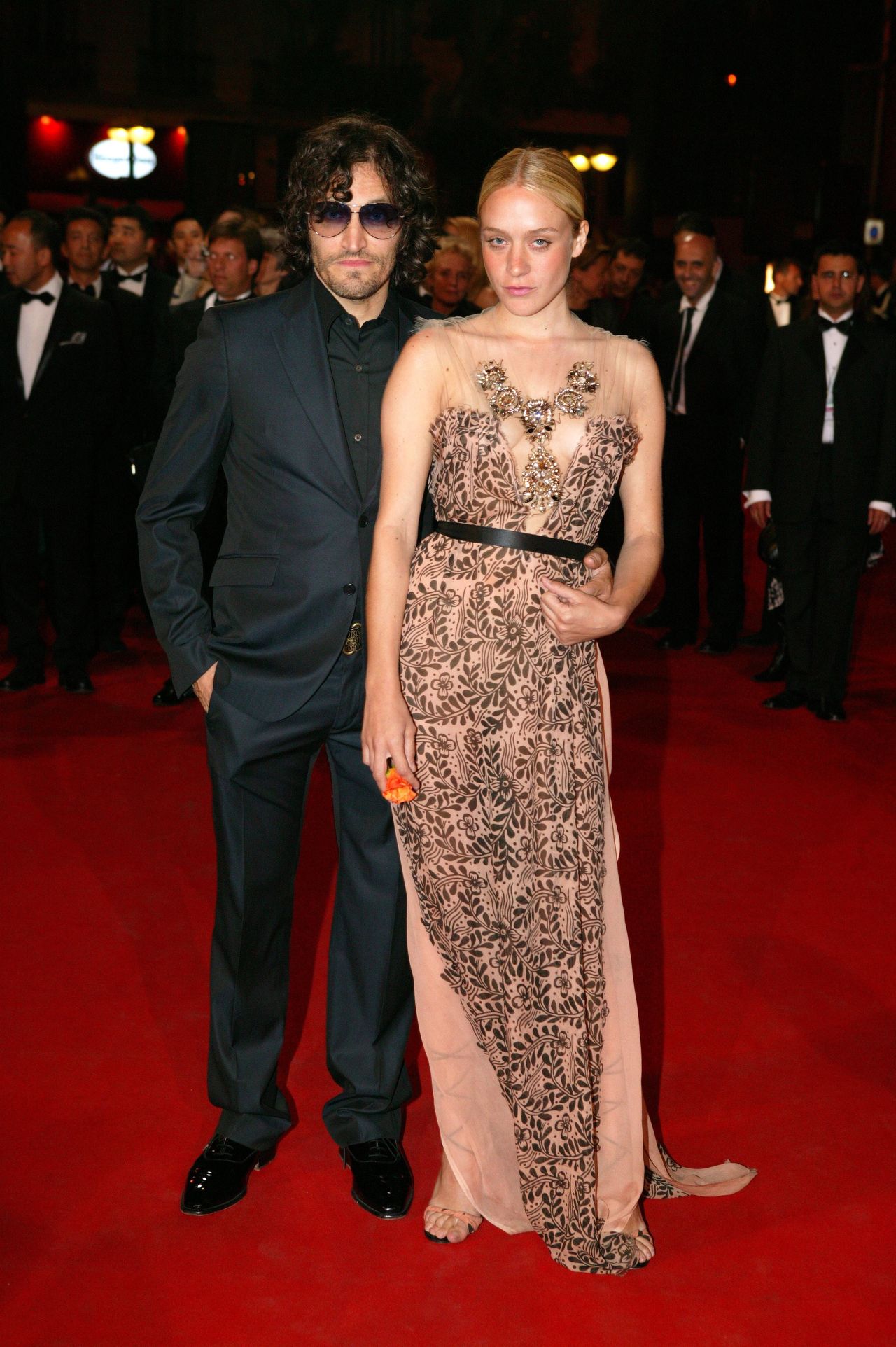 Reżyser i zarazem aktor Vincent Gallo oraz Chloë Sevigny na premierze "Brązowego królika" na Festiwalu w Cannes w 2003 r.