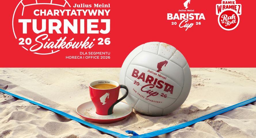 Charytatywny Turniej Siatkówki Plażowej podczas Julius Meinl Barista Cup 2026