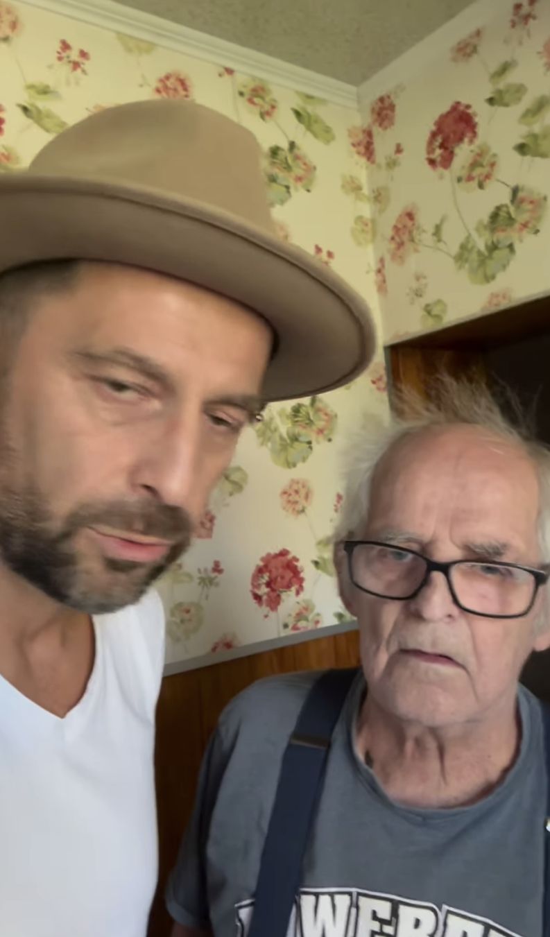Robert Motyka z tatą Tadeuszem