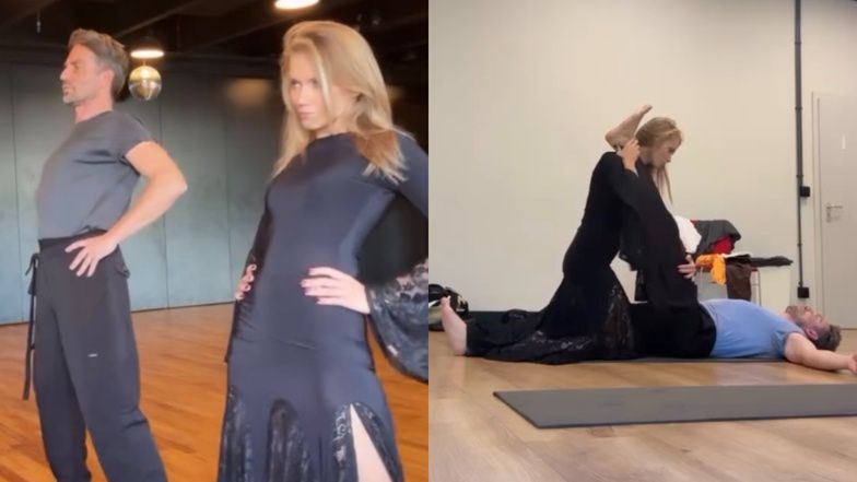 Agnieszka Kaczorowska i Marcin Rogacewicz trenują do "TzG"