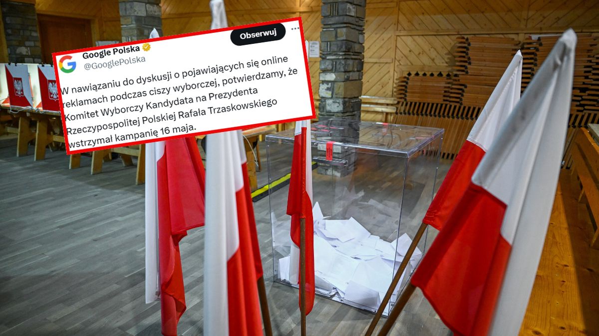 Google wskazuje, że sztab Trzaskowskiego wstrzymał kampanię