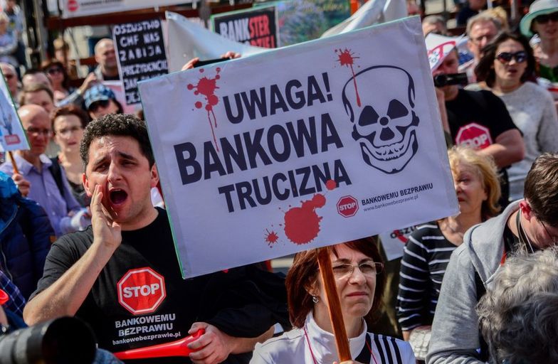 Demonstracja "Stop Bankowemu Bezprawiu". "Żądamy należytej ochrony obywateli"