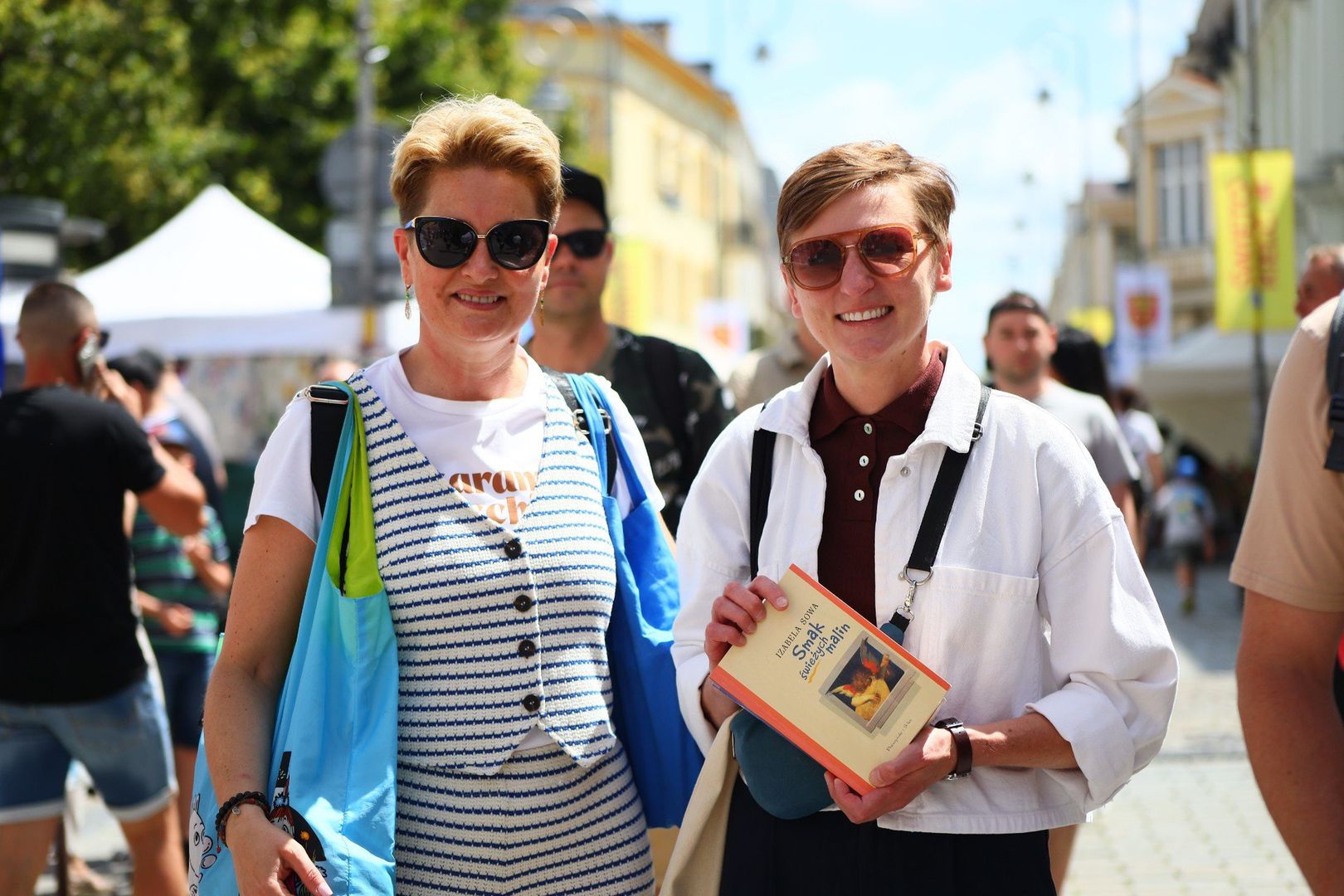 Z prawej prezydentka Kielc, Agata Wojda