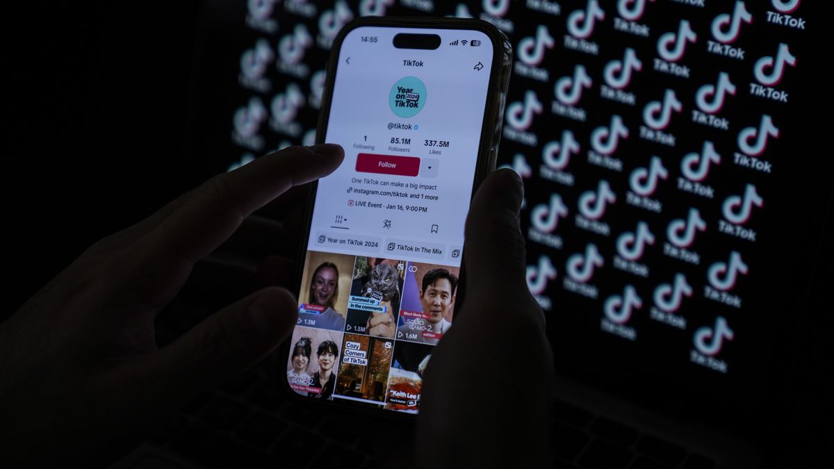 TikTok- zdjęcie poglądowe. 