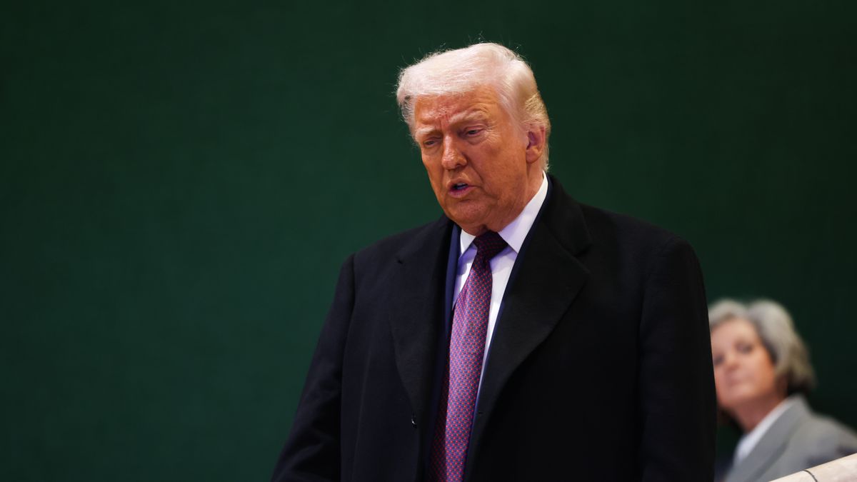 US President Donald Trump during the World Economic Forum (WEF) in Davos, Switzerland, on Thursday, Jan. 22, 2026. The annual Davos gathering of political leaders, top executives and celebrities runs from Jan. 19-23. Photographer: Krisztian Bocsi/Bloomberg via Getty Images