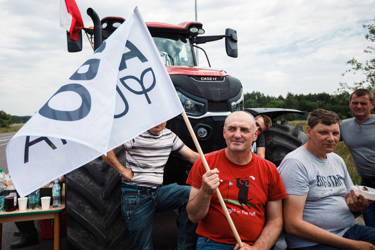 Протест фермерів в Дорогуську