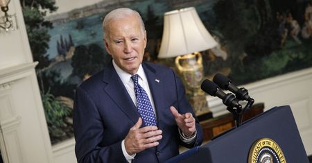Prezydent Biden skrytykował izraelską kampanię wojskową w Gazie.