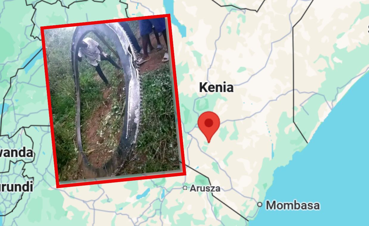 Metal mystery: 8-foot ring crashes into Kenyan village