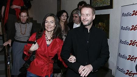 Artur Żmijewski wraz z żoną Pauliną