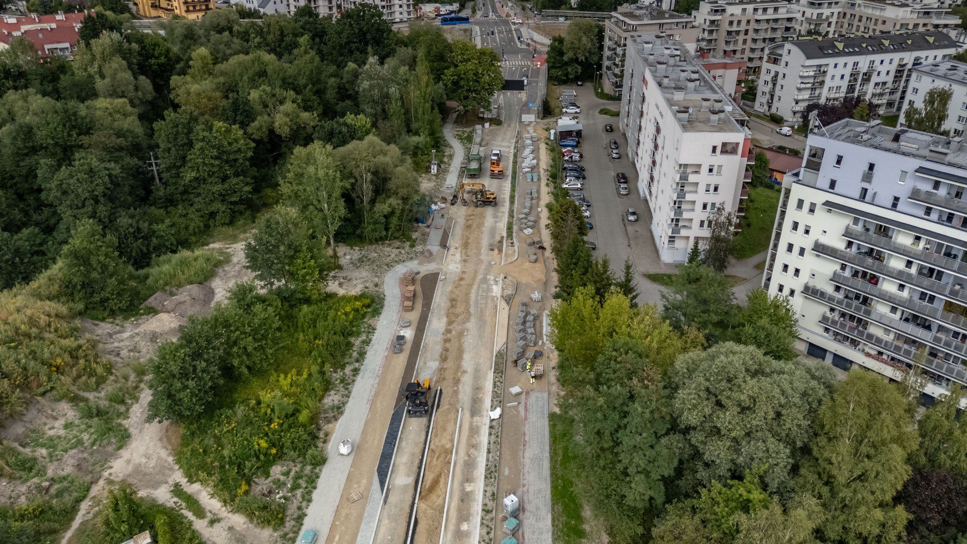 Budowa nowej prawie trzykilometrowej ulicy 8 Pułku Ułanów na krakowskim Ruczaju