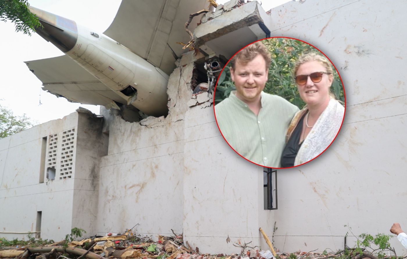 Owen Jackson i żona Phillipa. 31-latek uniknął śmierci.
