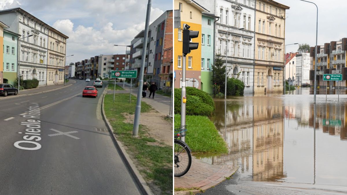 Jelenia Góra znalazła się pod wodą