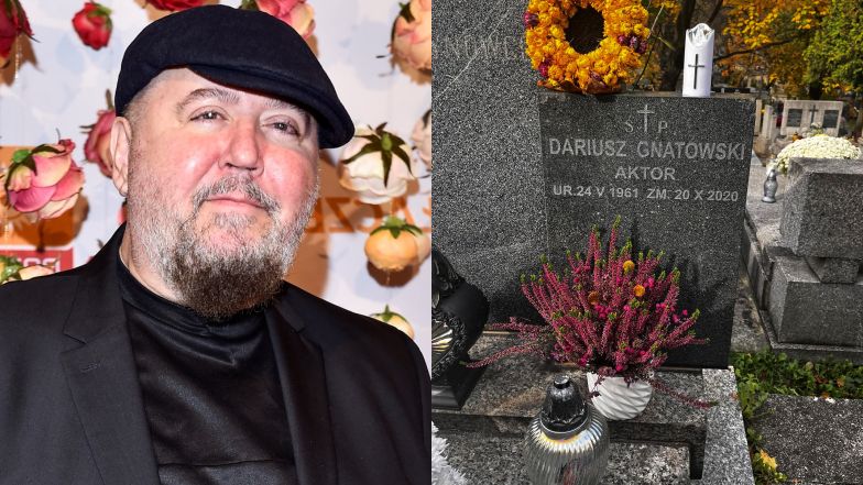 Tak dziś wygląda grób Dariusza Gnatowskiego