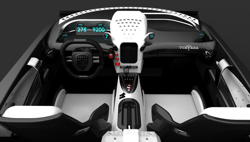 SSC Tuatara - wnętrze