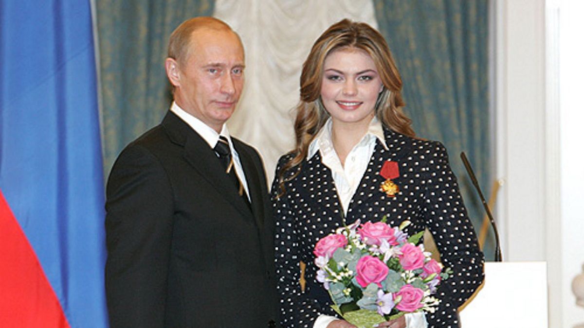 Władimir Putin i Alina Kabaeva w 2005 roku