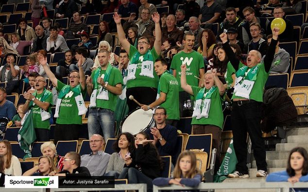 W 15. kolejce najlicznieszą grupę na trybunach stanowili kibice z Wrocławia