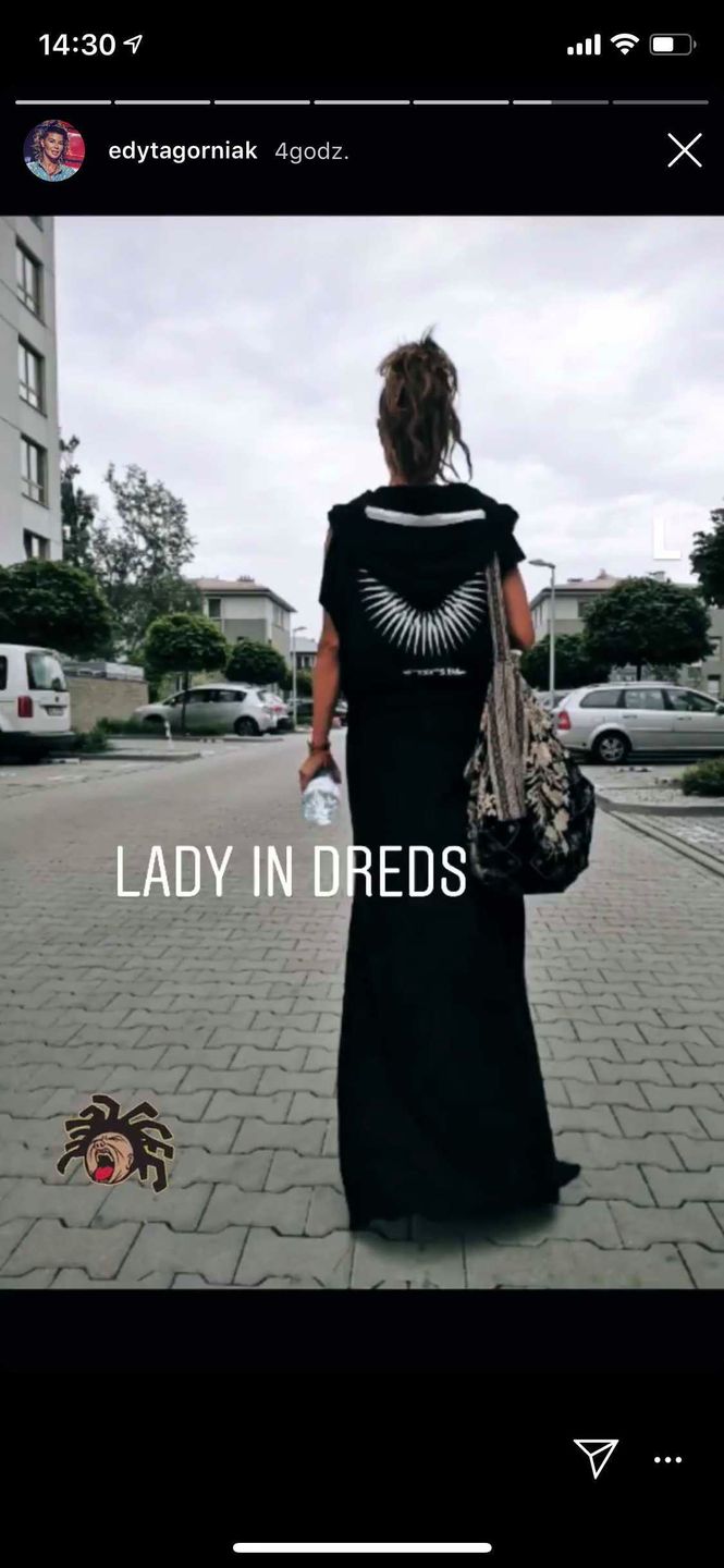 Edyta Górniak z dredami