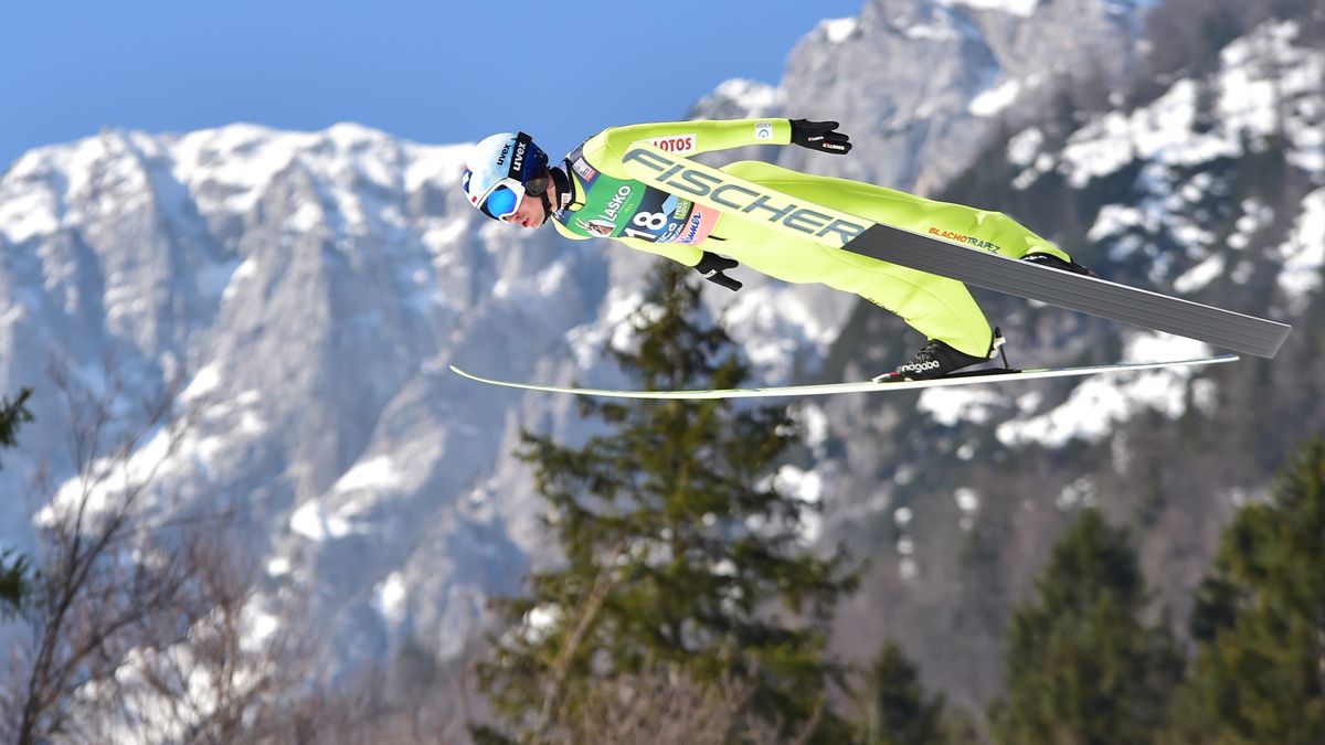 Kamil Stoch na skoczni w Planicy