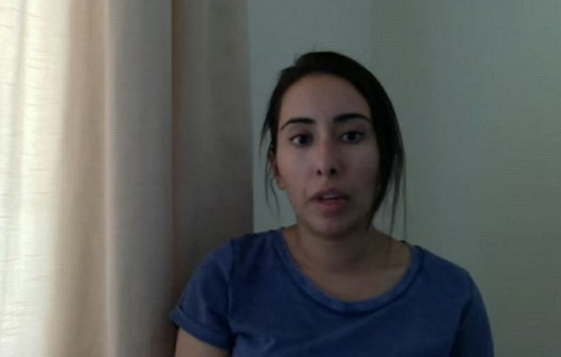 Czy więziona księżniczki Latifa żyje? Screen z YouTube