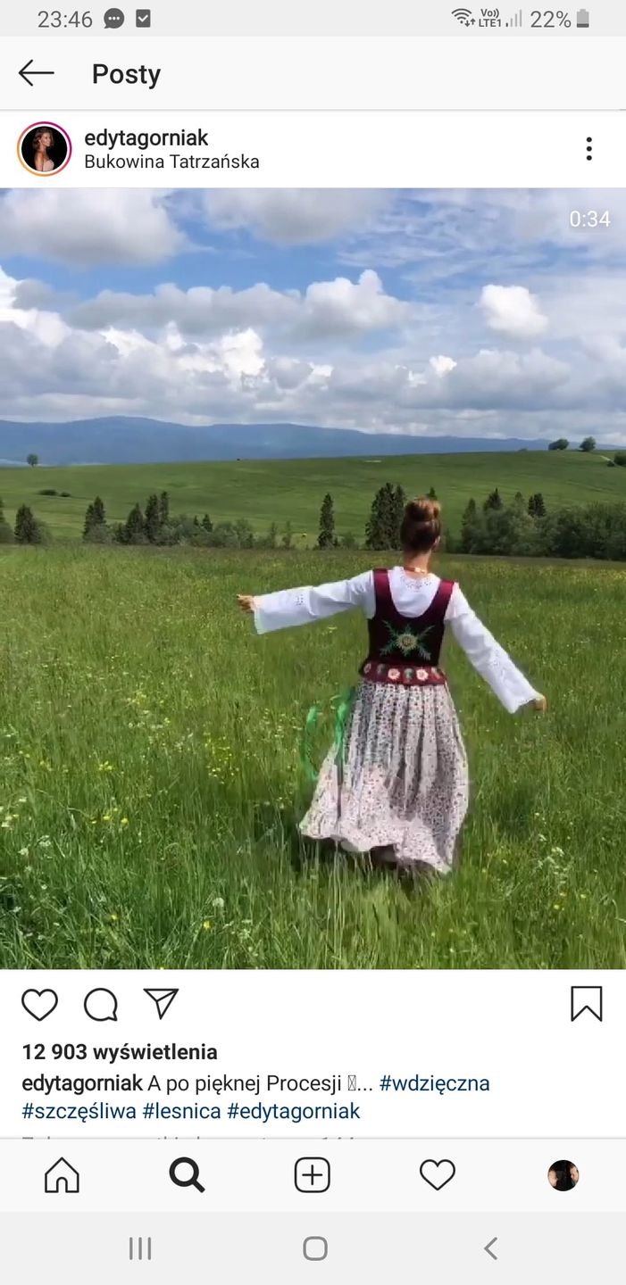 Edyta Górniak - Boże Ciało na Podhalu