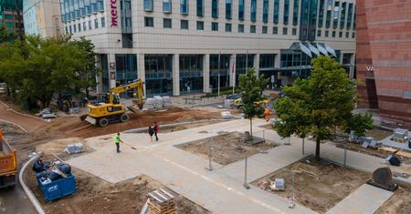 Warszawa. Trwa modernizacja al. Jana Pawła II. Lastryko powraca na chodniki