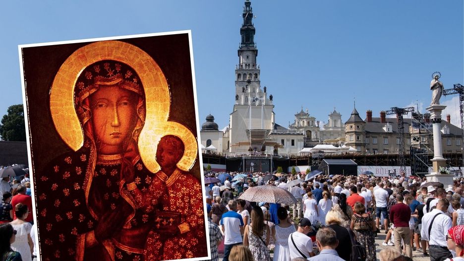 Co roku w sierpniu tysiące pielgrzymów przybywa do Częstochowy, by modlić się przed obrazem "Czarnej Madonny"