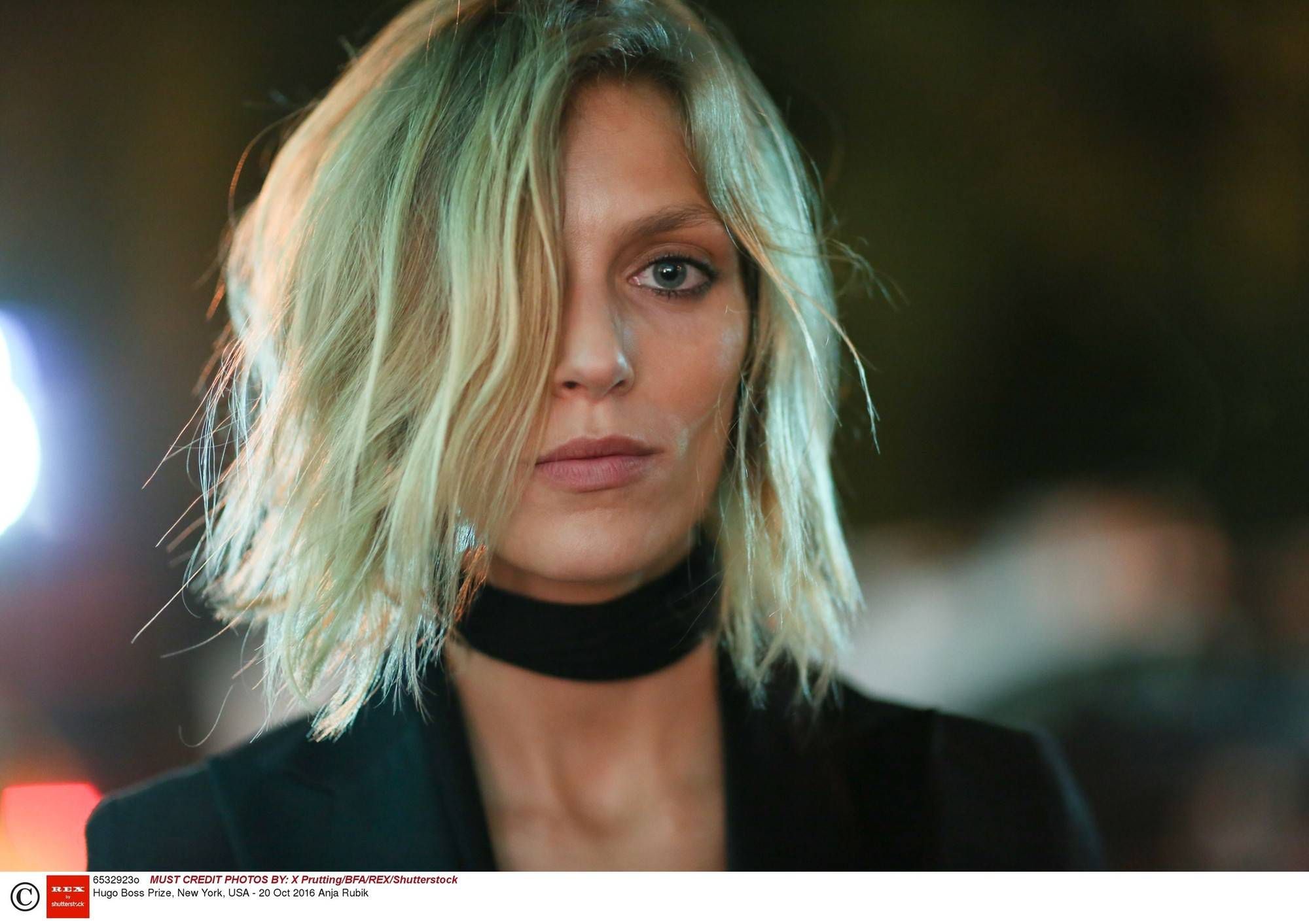 Anja Rubik w zielonych włosach fot. East News