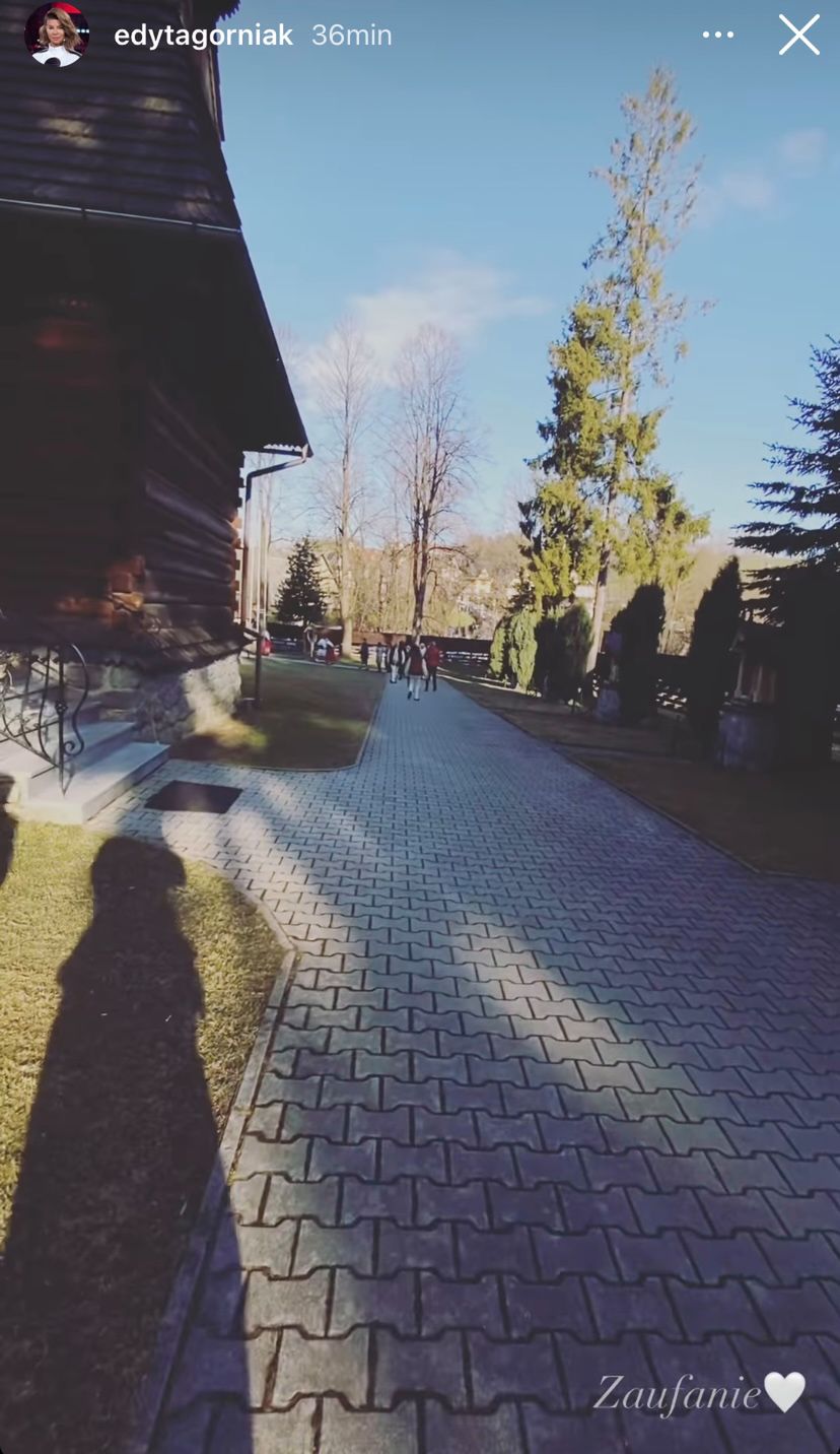 Edyta Górniak w procesji Wielkanocnej
