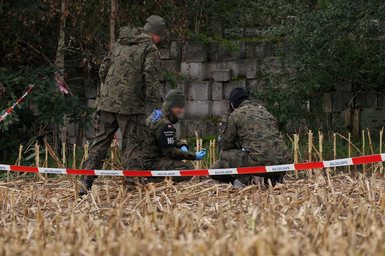 Wojskowy dron spadł na prywatną posesję