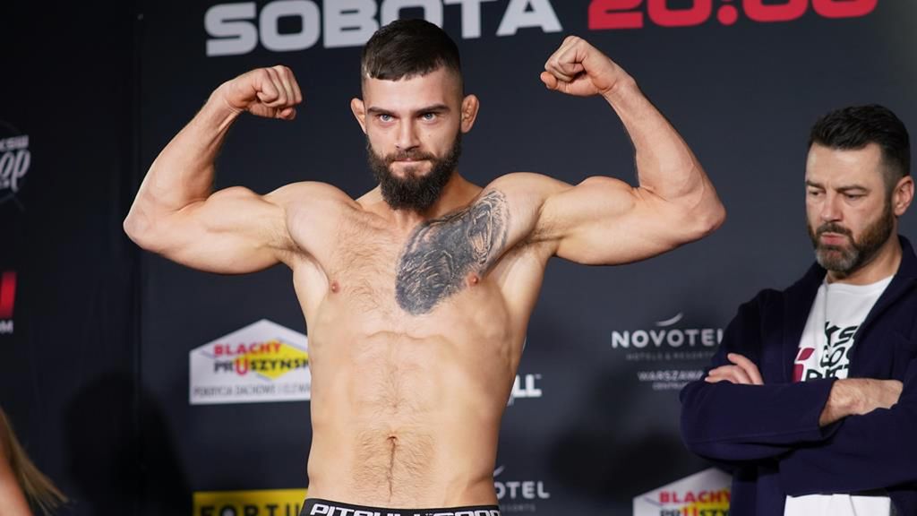 Materiały prasowe / KSW/Sebastian Rudnicki / Na zdjęciu: Mateusz Legierski