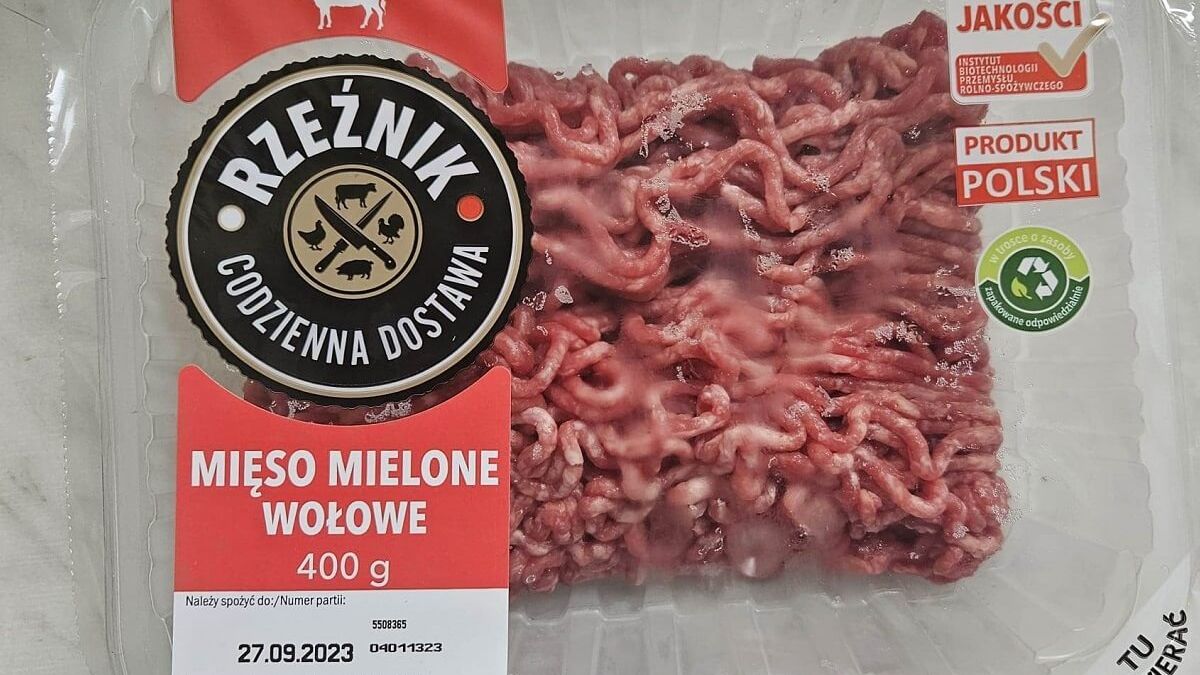 Salmonella w mięsie mielonym wołowym z Lidla
